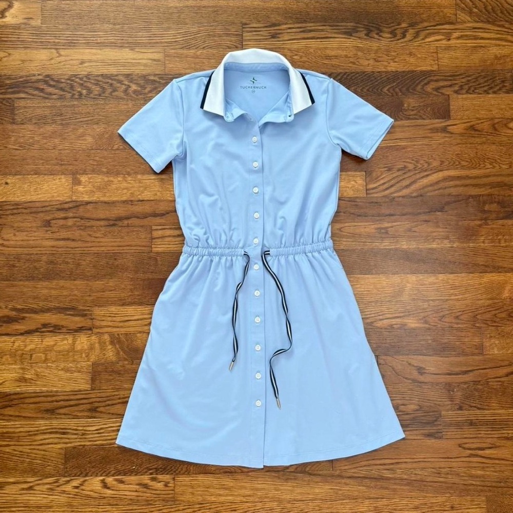 Tuckernuck Sport Light Blue Short Sleeve Alcott Golf Dress - size XS